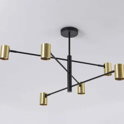 Lampa sufitowa SNOW 6 złota (LP-731/6P GD) - Light Prestige