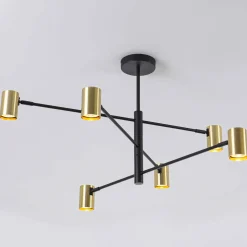 Lampa sufitowa SNOW 6 złota (LP-731/6P GD) - Light Prestige