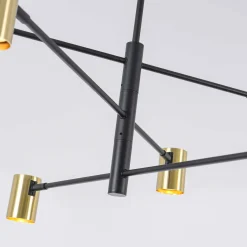 Lampa sufitowa SNOW 6 złota (LP-731/6P GD) - Light Prestige