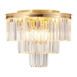 Lampa sufitowa SPLENDORE złoty 50 cm (DN915-50) - Step into Design