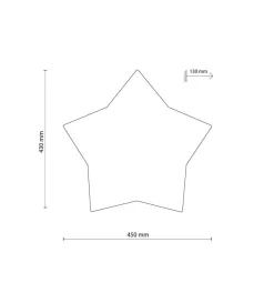 Lampa sufitowa STAR GRAY 2 (6972) - TK Lighting