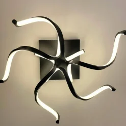 Lampa sufitowa STELO czarna (20031CL-BK) - Zuma Line