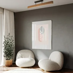 Lampa sufitowa TEO LED jasne drewno (6619) - TK Lighting