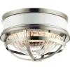 Lampa sufitowa Tollis, Szczotkowany nikiel (QN-TOLLIS-F-BN) - Quintiesse