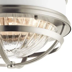 Lampa sufitowa Tollis, Szczotkowany nikiel (QN-TOLLIS-F-BN) - Quintiesse