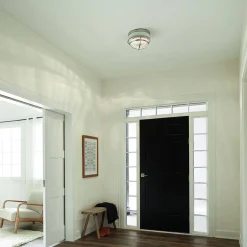 Lampa sufitowa Tollis, Szczotkowany nikiel (QN-TOLLIS-F-BN) - Quintiesse