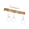 Lampa sufitowa TOWNSHEND biała/drewniana (33166 - Eglo)