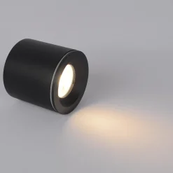 Lampa sufitowa Tubka Luna 1xGU10 czarna IP65 (CL0103-BK) - Yaskr