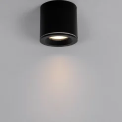 Lampa sufitowa Tubka Luna 1xGU10 czarna IP65 (CL0103-BK) - Yaskr