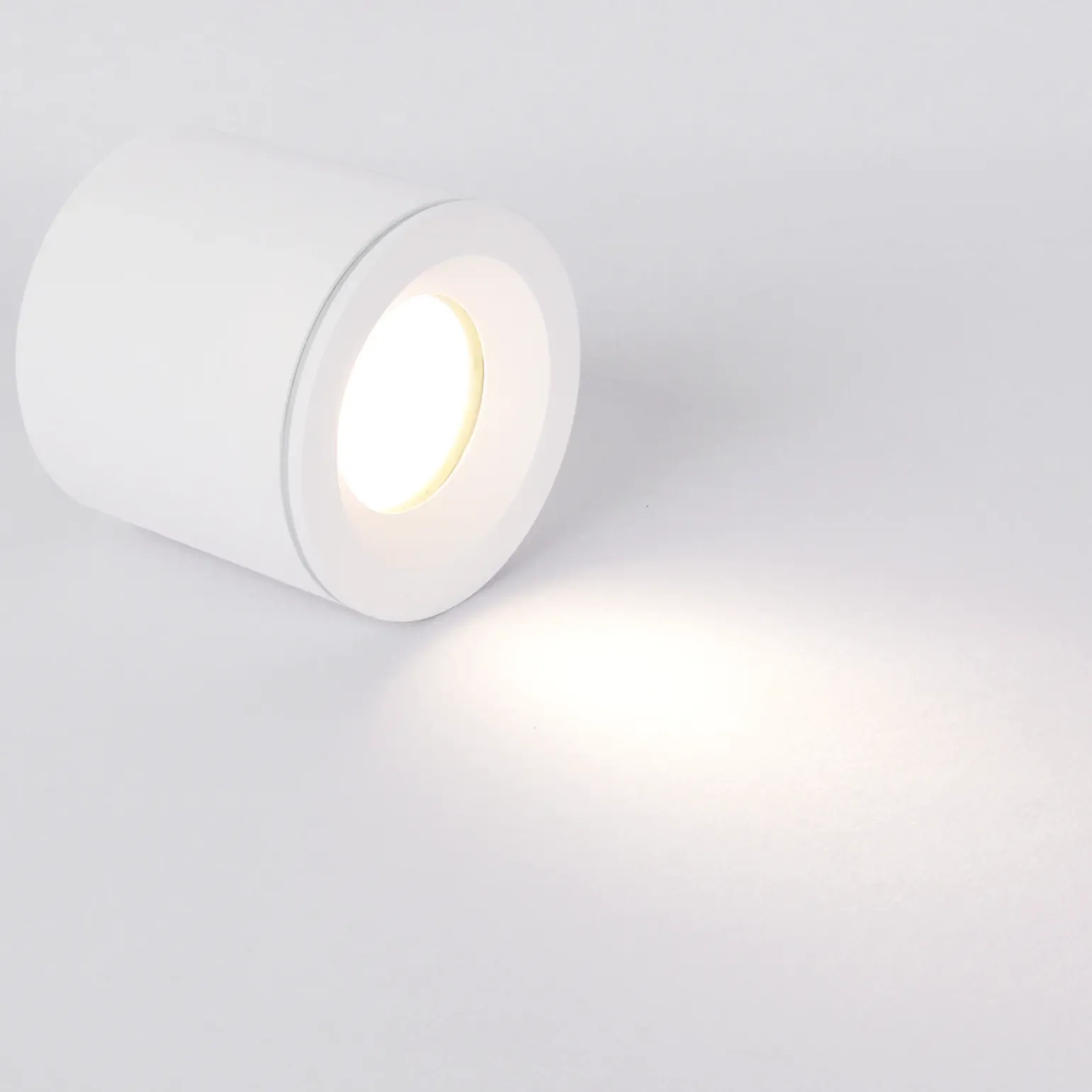 Lampa sufitowa Tubka Luna 1xGU10 biała IP65 (CL0103-WH) - Yaskr