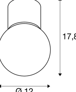 Lampa sufitowa VARYT czarny (1007607) - SLV