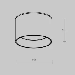 Lampa sufitowa Vega (C089CL-8W3K-B) - Maytoni