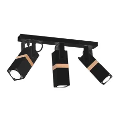 Lampa sufitowa VIDAR BLACK 3xGU10 (MLP5402) - Milagro