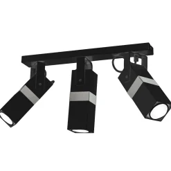 Lampa sufitowa VIDAR BLACK/CHROME 3xGU10 (MLP6286) - Milagro
