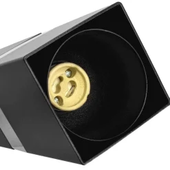 Lampa sufitowa VIDAR BLACK/CHROME 3xGU10 (MLP6286) - Milagro