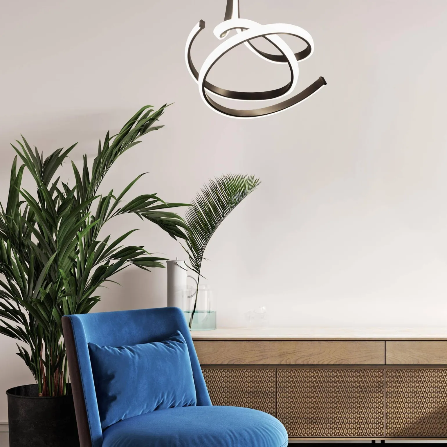 Lampa sufitowa VISO czarna (MX9932-2-3BD) - Zuma Line