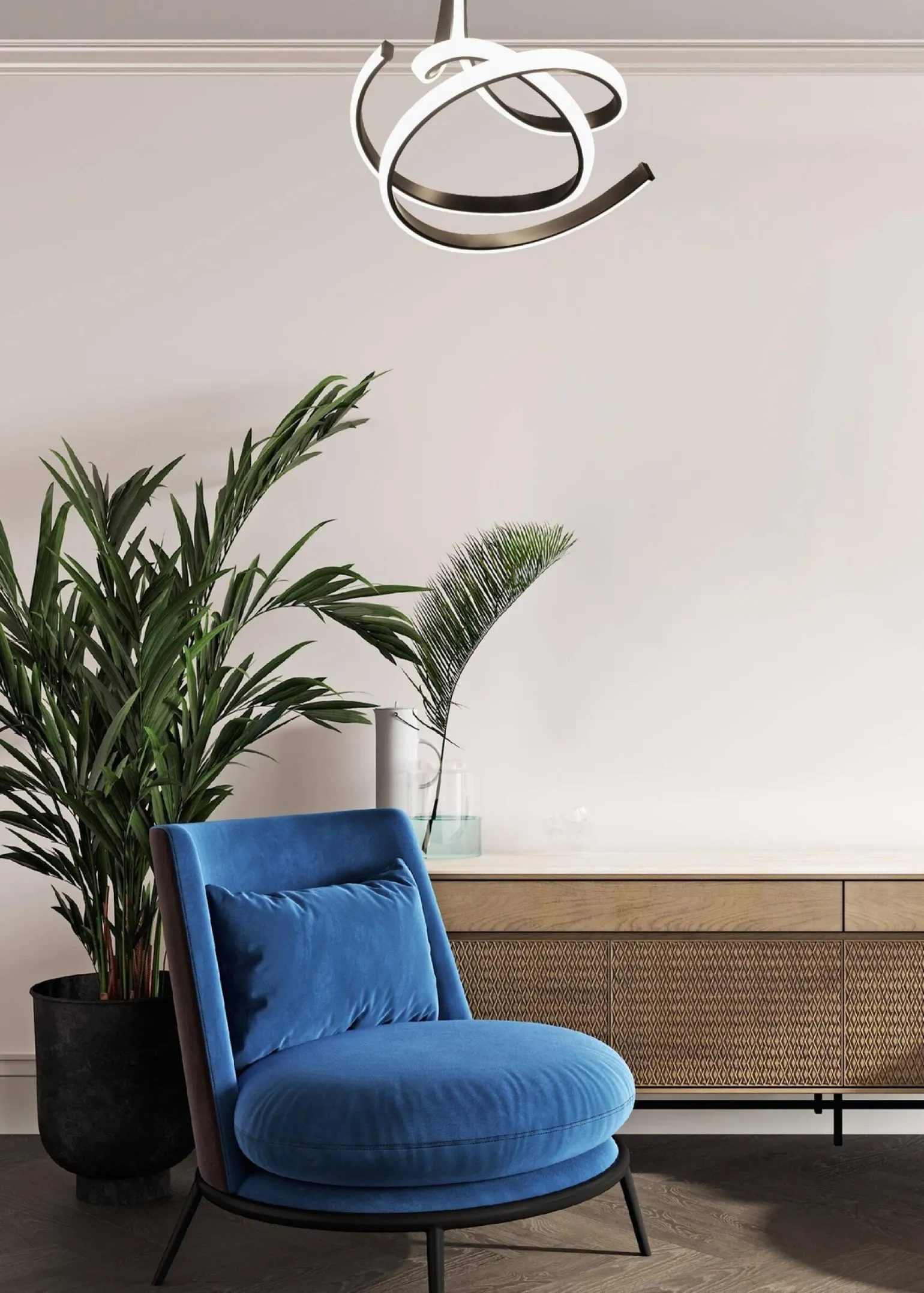 Lampa sufitowa VISO czarna (MX9932-2-3BD) - Zuma Line