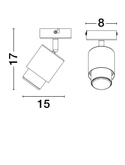 Lampa sufitowa wewnętrzna YAPACANI (LE44972) - Luces Exclusivas