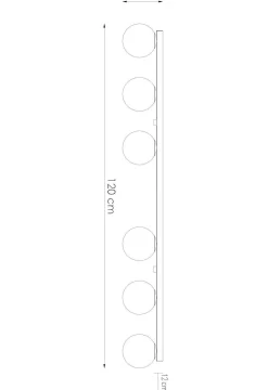 Lampa sufitowa YOLI 6 biały (SL.1150) - Sollux