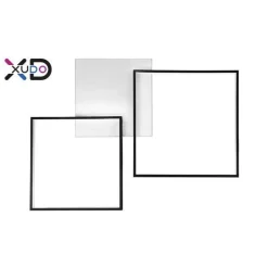 Lampa sufitowa z pilotem LED 57W 79x58cm czarny CCT (XD-LA102) - Xudo