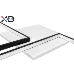 Lampa sufitowa z pilotem LED 57W 79x58cm czarny CCT (XD-LA102) - Xudo