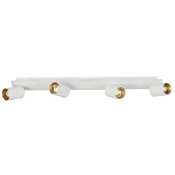 Lampa sufitowa z pilotem Parma 4xGU10 + LED (LP-0612/4C WH) - Light Prestige