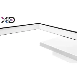 Lampa sufitowa z pilotem LED 27W 45x35cm czarny CCT (XD-LA100) - Xudo