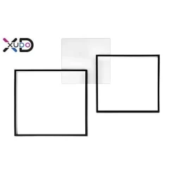 Lampa sufitowa z pilotem LED 45W 69x52cm czarny CCT(XD-LA101) - Xudo