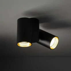 Lampa sufitowa z reflektorami AMIS BLACK DOWNLIGHT 2XGU10 (10974) - TK Lighting