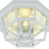 Lampa sufitowa zewnętrzna LATINA 105 WHITE E27 LED 9W Norlys