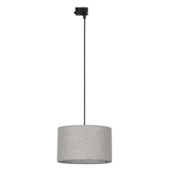 Lampa szynowa wisząca z abażurem TRACER LINEN 380 TRÓJOBWODOWY 1XE27 (10690) - TK Lighting