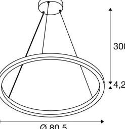 Lampa świecąca góra/dół ONE CUBE UP/DOWN 3000 K, DALI 2, Touch, biała (1007666) - SLV
