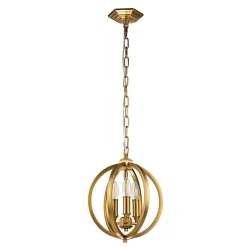 Lampa wisząca Corinne (FE-CORINNE-3P-S-BB) - Elstead Lighting