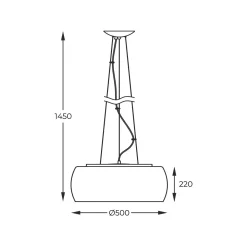 LAMPA WISZĄCA - CRYSTAL (P0076-06X-F4FZ) - Zuma Line