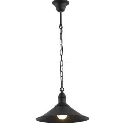 lampa wisząca 1 pł. ERBA czarny 1 x E27/60W ARGON 631 - żyrandol