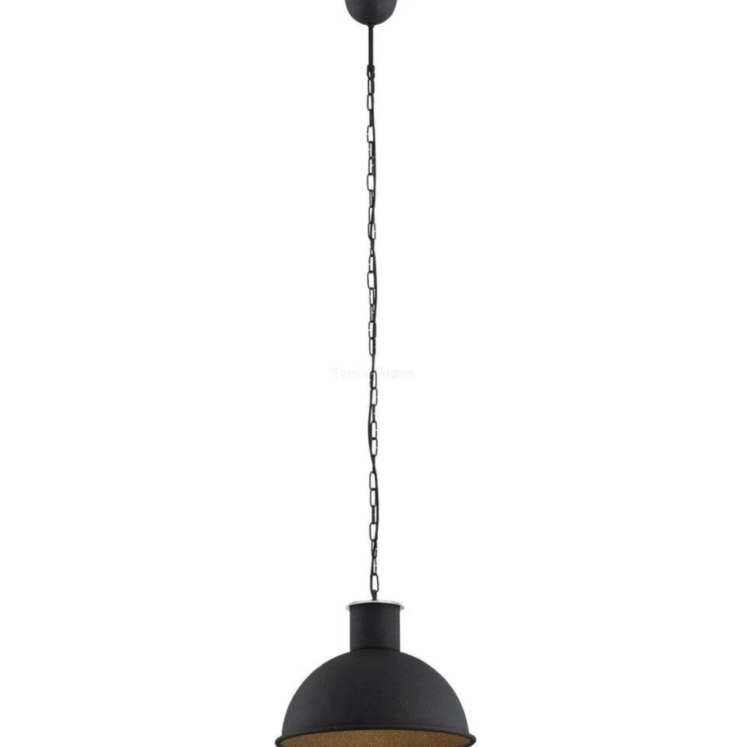 lampa wisząca 1 pł. EUFRAT czarny 1 x E27/60W ARGON 3191 - żyrandol