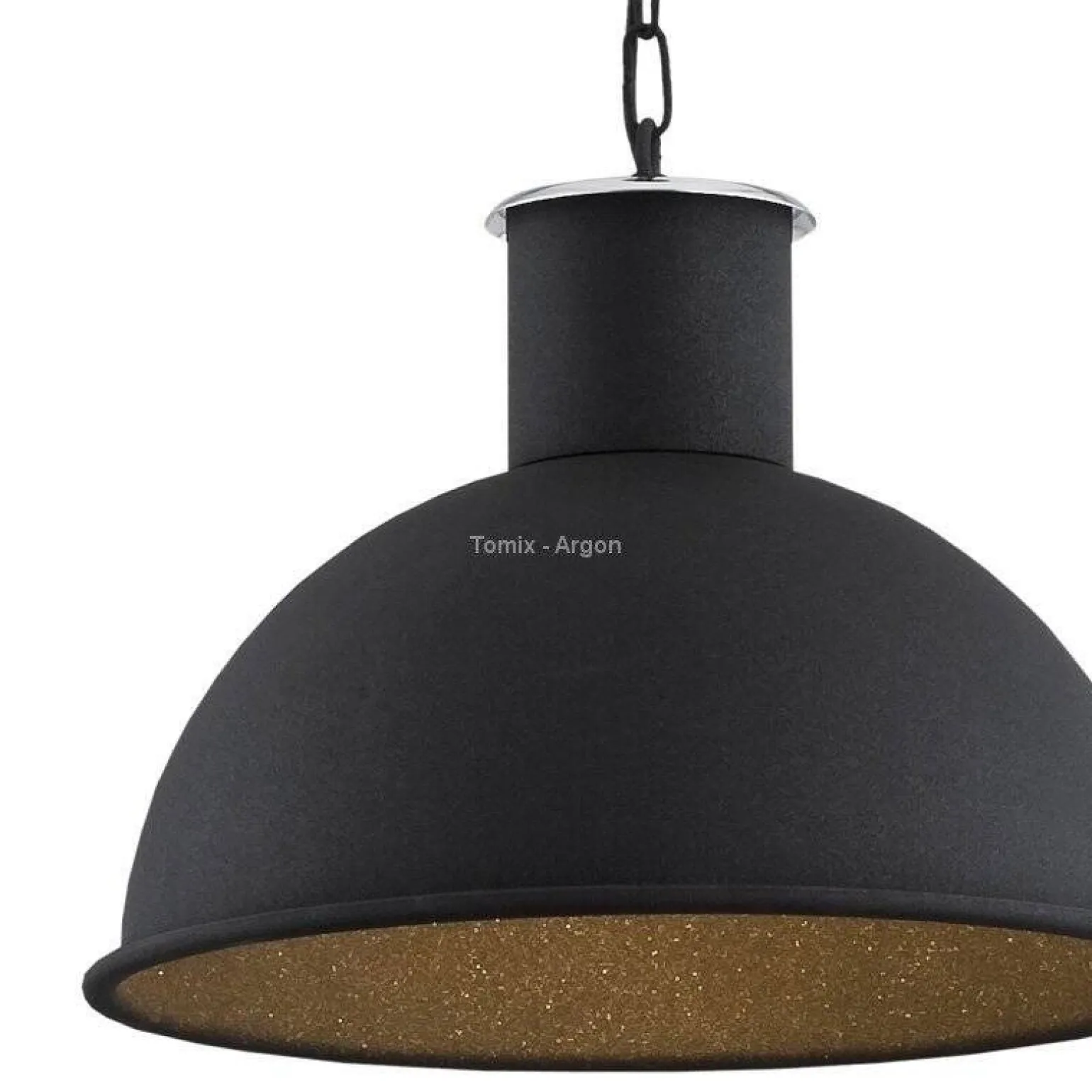 lampa wisząca 1 pł. EUFRAT czarny 1 x E27/60W ARGON 3191 - żyrandol