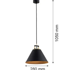 Lampa wisząca 1 pł. ORTE (4915) - Argon