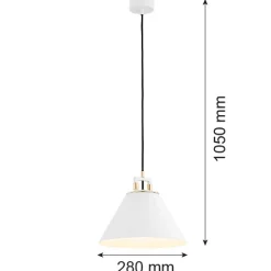 Lampa wisząca 1 pł. ORTE (4914) - Argon