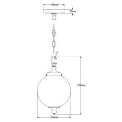 Lampa wisząca Parkman (FE-PARKMAN-PS-PN) - Elstead Lighting