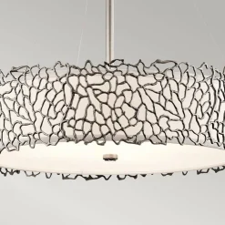 Lampa wisząca Silver Coral (KL-SILVER-CORAL-P-B) - Elstead Lighting