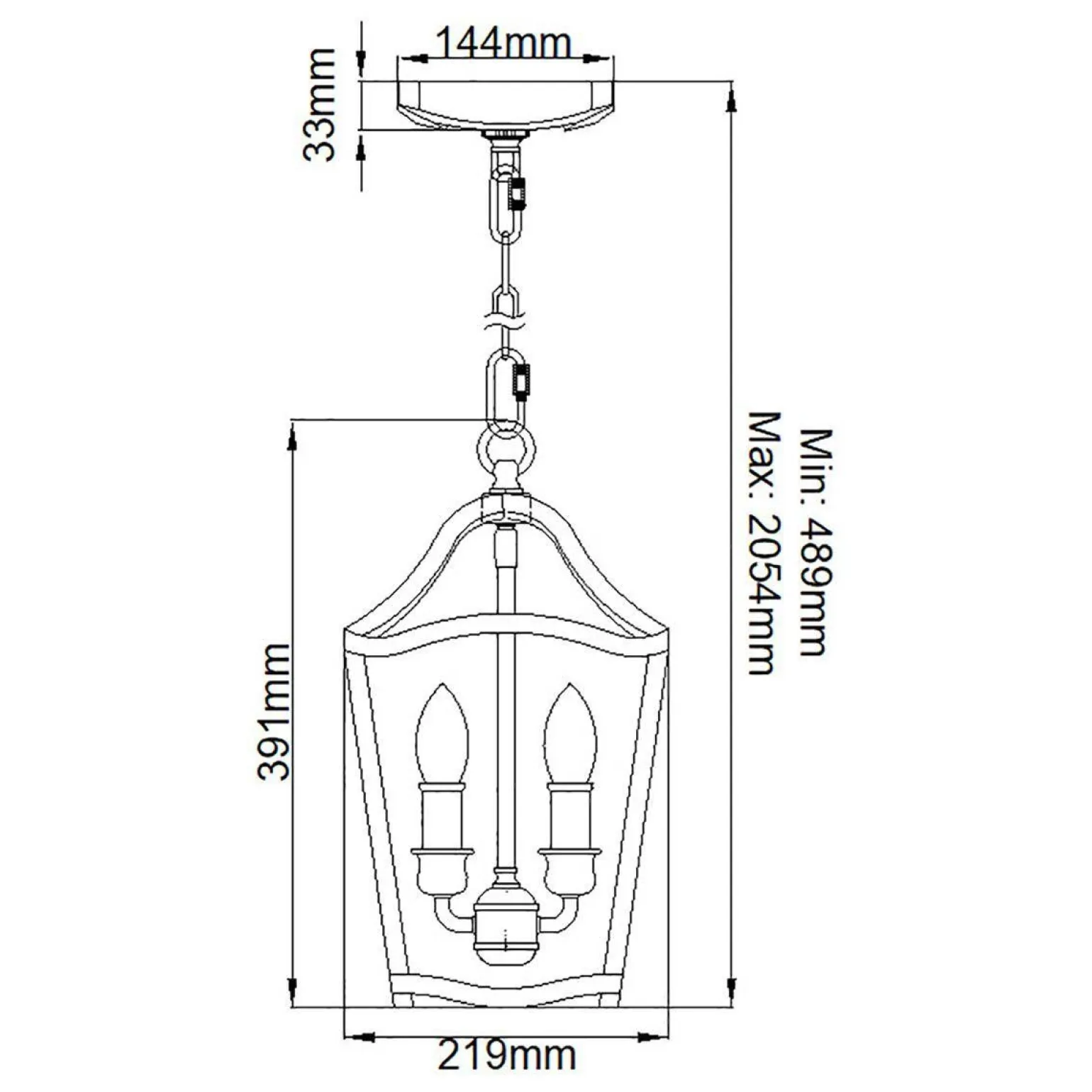 Lampa wisząca Yarmouth (FE-YARMOUTH-3P) - Elstead Lighting