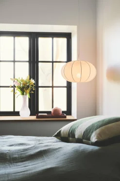 Lampa wisząca AERON Nordlux E27 40W Tekstylia Biały