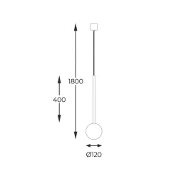 Lampa wisząca ALI 1 (5639) - Zuma Line