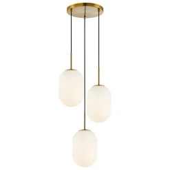 Lampa wisząca ALIAS GOLD 3 koło (ML0315) - Milagro