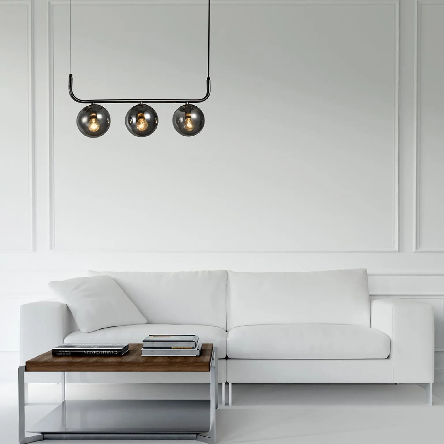 Lampa wisząca Alisa 3 smoked (LP-005/3L BK) - Light Prestige