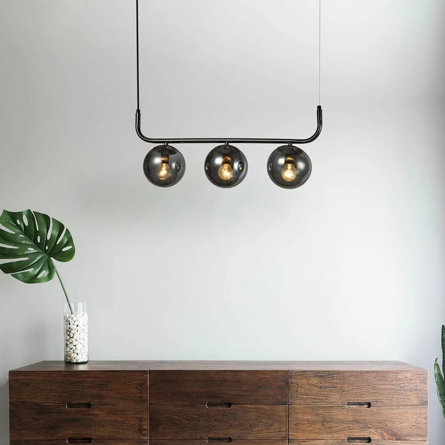 Lampa wisząca Alisa 3 smoked (LP-005/3L BK) - Light Prestige