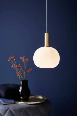 Lampa wisząca ALTON mleczne szkło / mosiądz (47313001) - Nordlux