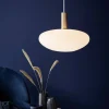 Lampa wisząca ALTON mleczne szkło / mosiądz (48973001) - Nordlux