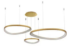 Lampa wisząca AMANDA PENDANT 42+62+82 CCT SWITCH 3-STEP DIMM Złoty (AZ5775) - Azzardo